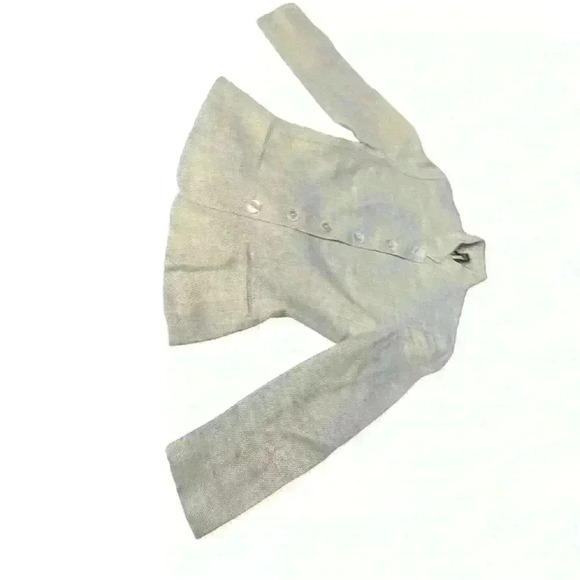 Lauren Ralph Lauren Womens VTG Linen Herringbone Blazer SZ 6P Blue/Grey - Picture 2 of 8